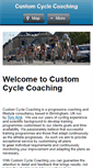 Mobile Screenshot of customcyclecoaching.co.uk